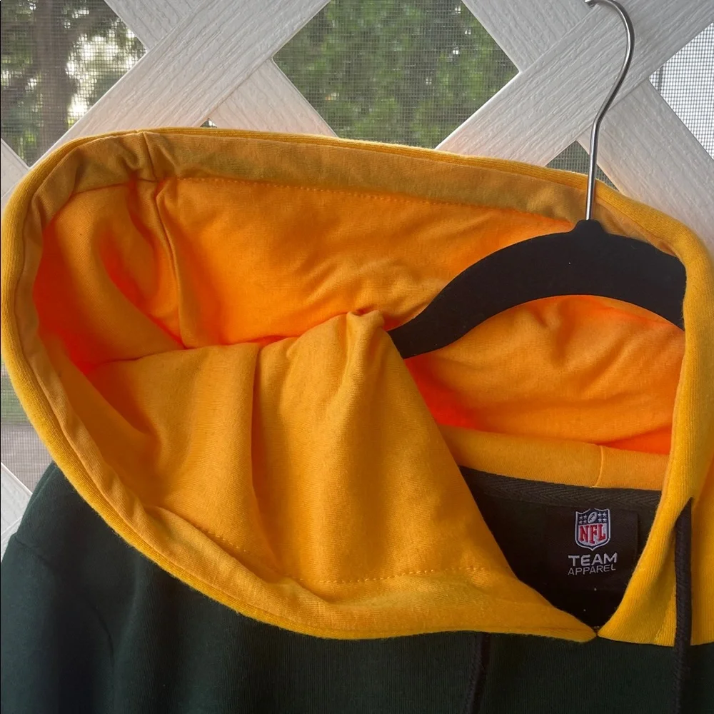 FOCO Green Bay Packers Layered-Look Wordmark Hoodie - Picture 10 of 14